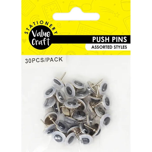 Push Pins with Joggle Eyes
